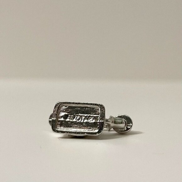 Vintage Avon Telephone Pendant Charm Metal Small No Loop - Picture 5 of 13